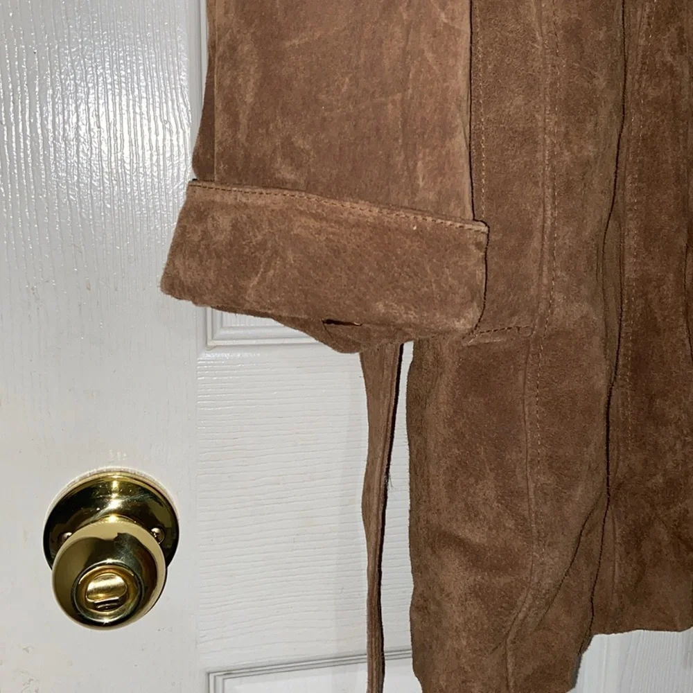 Guillaume Washable Suede Leather Jacket Size Large - Picture 5 of 14